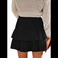thumbnail image 3 of Falda Pantalón Estilo Bohemio con Volantes y para Mujer, Estilo Casual, de Cintura Alta, Color Negro, Talla L, 3 of 8