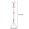 thumbnail image 3 of WALFRONT Metal Hall Tree Floor Free Standing Coat Hat Rack Stand Multi-Hooks Clothes Hat Tree Clothes Hanger Organizer for Home Bedroom, Coat Hat Tree, 3 of 7