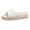 White, variant on Rokment Women's Boho Espadrilles Platform Beach Slides Sandals 2026 Summer Casual Ethnic Retro Stitching Suede Open Toe Chunky Footbed Slip on Dress Slippers for Woman Black Size 6