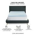 thumbnail image 5 of Bodipedic Essentials 2-Inch Gel-Infused Memory Foam Mattress Topper, Twin XL, 5 of 5