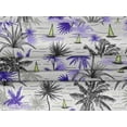 thumbnail image 5 of oneOone Velvet Medium Purple Fabric Sea Life Pattern Sewing Craft Projects Fabric Prints By Yard 58 Inch Wide, 5 of 5