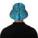 thumbnail image 5 of Fotbe Beautiful Blue Peacock Sombrero Tipo Pescador con Estampado – Sombrero de Sol de Algodón de Moda para Playa, Golf, Pesca, 5 of 6