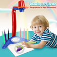 thumbnail image 2 of Drawing Projector Table for Kids Trace and Draw Projector Toy with Light Educational Drawing Playset Graffiti, 2 of 9