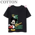 thumbnail image 2 of Camiseta de algodón para niños, ropa de moda para niños, camisetas de verano para niñas de manga corta con dibujos animados de Disney Mickey Mouse, camisetas para bebés, 2 of 4