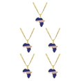 thumbnail image 1 of Baohd Collier Léger et Confortable avec Pendentif Africa Map Cape Minimaliste Verde 5Set, 1 of 6