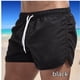 thumbnail image 4 of Pantalones cortos deportivos de malla transpirables para hombre, de moda, para correr, de secado rápido, para entrenamiento fino de verano, para playa, 4 of 5