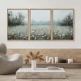 thumbnail image 4 of Lámina sobre lienzo SIGNWIN Misty White Wildflower Meadow 24x36x3 cm, 4 of 7