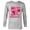 Athletic Heather, variant on Marvel Spider-Man Love Heart You’re An Amazing Valentine - Long Sleeve T-Shirt for Men - Customized-White