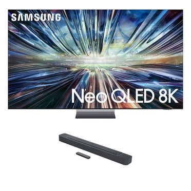 Samsung QN65QN900DFXZA 65 Inch Class QN900D Neo QLED 8K Smart TV with a JBL BAR-300 5.0ch Soundbar with MultiBeam Sound and Dolby Atmos (2024)