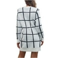 thumbnail image 4 of Color Block Sweater Dresses for Women Winter Fashion Long Sleeve Dress Casual Round Neck Knit Sweater Dress, 4 of 5
