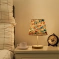thumbnail image 6 of Table Lamp Adjustable 3 Color & 10 Brightness Levels Desk Lamp Linen Shade USB Powered for Bedrooms and Bedside Tables Earthy Colors Watercolor-textured Medium, 6 of 7