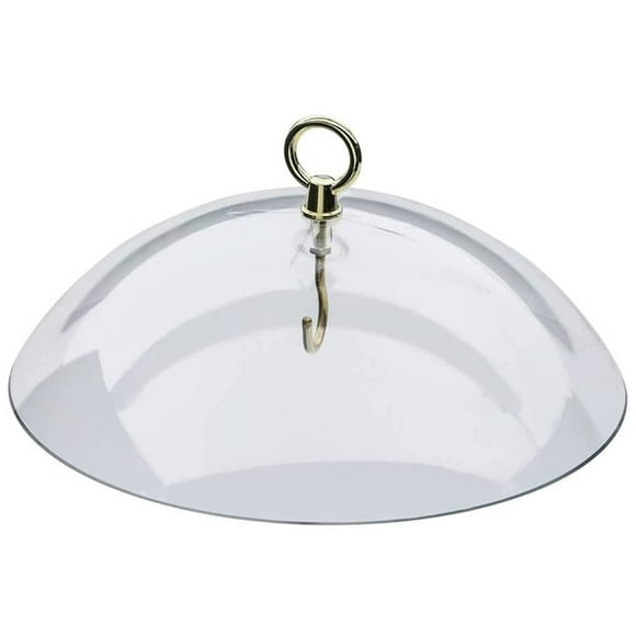 EDTara Mangeoire pour Oiseaux Dôme Protecteur Transparent Anti-Écureuil Imperméable Couverture de Pluie pour Colibri avec Crochets