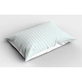 thumbnail image 2 of Ambesonne Abstract Pillow Sham 2 Pack, Soft Toned Diamond Shapes, 26"x20", Mint Green Pale Pink, 2 of 3