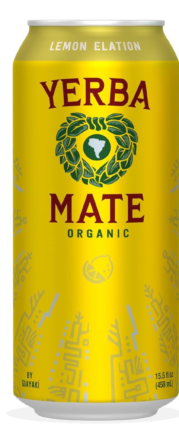 Guayaki Yerba Mate Variety Pack - Lemon, Enlighten Mint, Revel Berry, Bluephoria, Orange Exuberance - 15.5 ounce (Pack of 15)