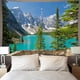 thumbnail image 2 of Tapiz de montaña, bosque, lago, paisaje natural, arte colgante de pared, manta fina de poliéster para techo, decoración del hogar, 2 of 5
