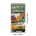 thumbnail image 3 of School Bus Back to School Decorative Banner Educational Theme for Classroom Decoration Kid's Room Wall Art School Events, 3 of 6