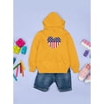 thumbnail image 3 of American Love Flag Hoodie Juniors -Image by Shutterstock,  x-Large, 3 of 4