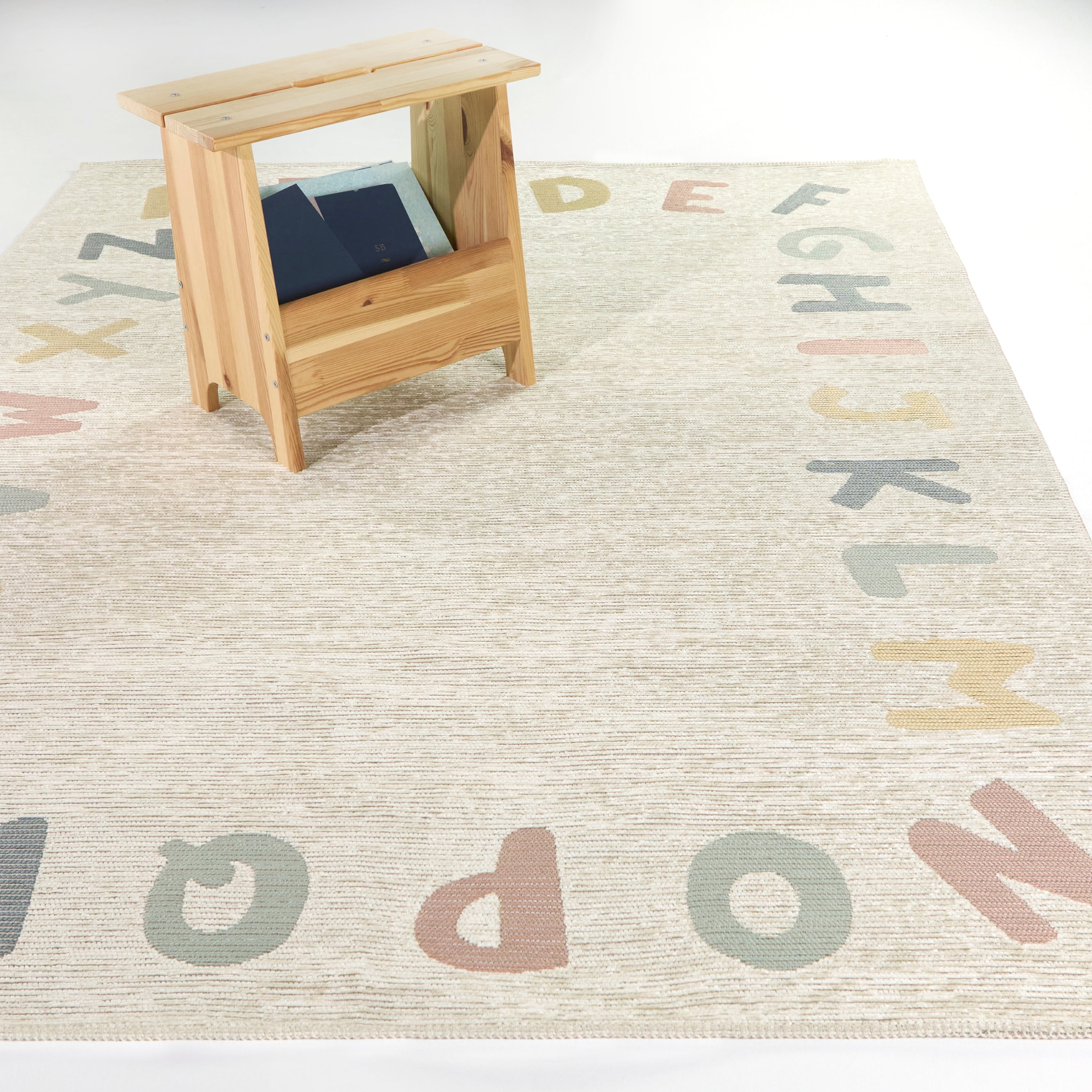 Mainstays Alphabet Indoor Rug, 3'W x 4'8"L