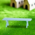 thumbnail image 4 of Simulación 1/12 casa de muebles BJD de muñeca Micro paisaje sillón modelo jardín parque decoración accesorios escritorio azul Salvador banco de la casa de muñecas, 4 of 10