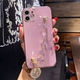 thumbnail image 1 of Funda De Plating Moto G50 G32 G52 G22 G82 G60 G60s G30 G20 G10 G42 G73 G53 G13 E20 Trébol De Cuatro Hojas Cadena De La Suerte Suave Chapado En Silicona Para Teléfono Con Whit, 1 of 3