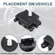 thumbnail image 3 of Reemplazo del actuador de control de la puerta de mezcla de calefacción HVAC para Ford C-Max Durable No.8L8Z19E616C 2 Pcs, 3 of 6