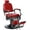 Red, variant on BarberPub Heavy Duty Vintage Barber Chair All Purpose Hydraulic Recline Salon Beauty Spa Red 3850