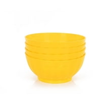 Mintra Unbreakable Plastic Bowl - 4 Pack Large 1.8 L
