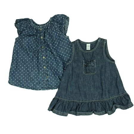 

Pre-owned Gap Girls Blue | White | Dots Dress size: 3-6 Months