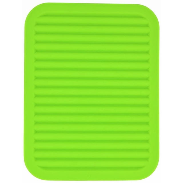 Salvamanteles de Silicona Oso de Fresa para Platos Calientes y Ollas Calientes Verde 2 Piezas