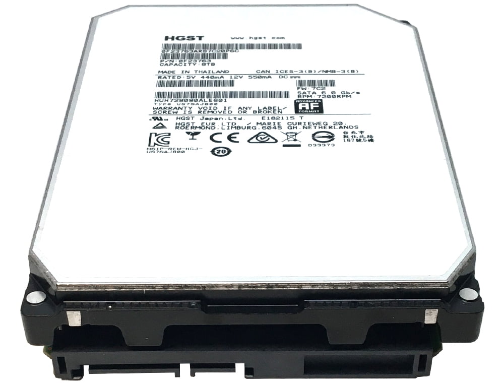 HGST Ultrastar He8 HUH728080ALE601 8TB 7200RPM 128MB Cache SATA