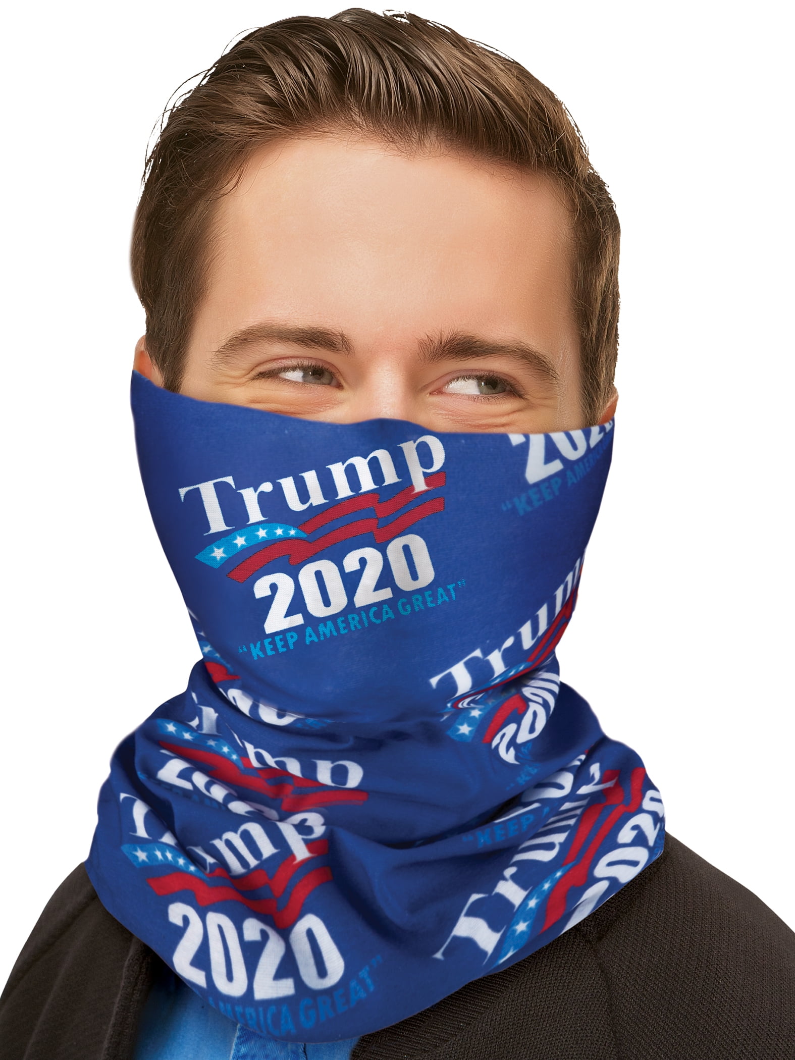 Trump Keep America Great Neck Gaiter Bandana USA Flag Trump 2020 Face Mask Scarf 
