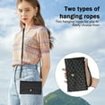 thumbnail image 3 of Phone Case for Samsung A15,Wallet Case Women 【RFID Blocking】 Crossbody Strap PU Leather Zipper with Wrist Lanyard Magnetic Flip Cover Credit Card Holder for Samsung Galaxy A15, Black, 3 of 9