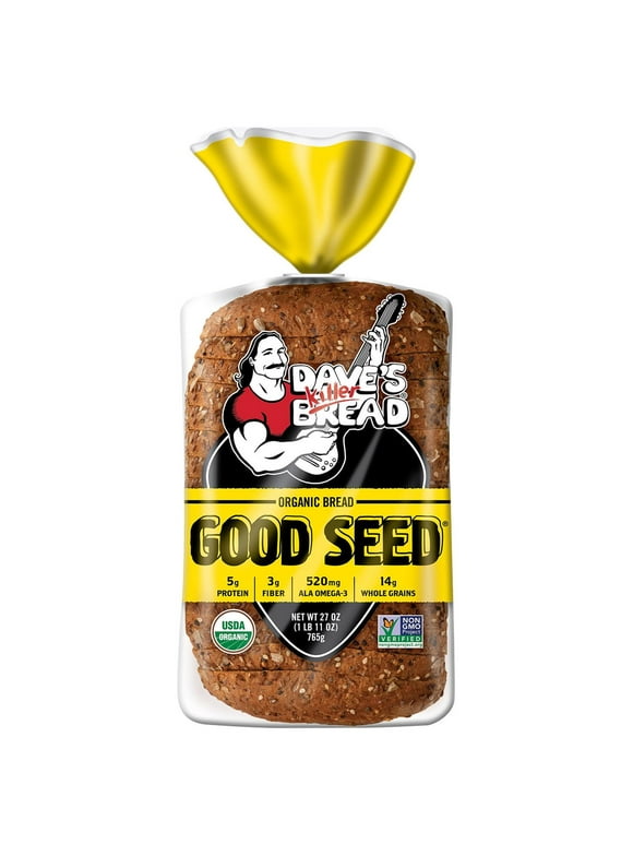 Dave's Killer Bread Good Seed Whole Grain Organic Bread Loaf, 27 oz