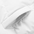 thumbnail image 4 of Mens Quilted Jacket Windproof Water Resistant Winter Coats Mock Two Pieces Hooded Thermal Insulated Warm Casual Outdoor Commute,White,XXXL, 4 of 7