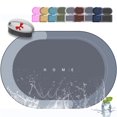 thumbnail image 1 of Alfombrilla de baño moderna, alfombrilla mágica moderna, de secado rápido, absorbente ultra fuerte, antideslizante, con cepillo, para ducha y fregadero de cocina (rosa, 40 x 60 cm), 1 of 7