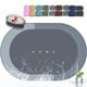 thumbnail image 1 of Alfombrilla de baño moderna, alfombrilla mágica moderna, de secado rápido, absorbente ultra fuerte, antideslizante, con cepillo, para ducha y fregadero de cocina (rosa, 40 x 60 cm), 1 of 7