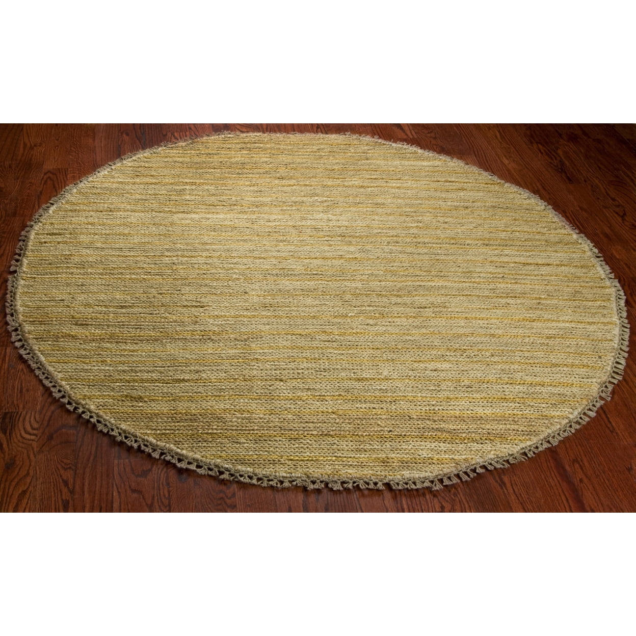 SAFAVIEH Organic Baldric Solid Braided Jute Area Rug, Natural, 6' x 9'