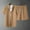 Khaki, variant on YLSDY Men's 2 Piece Outfits Waffle Knit Button Down Shirt Top and Shorts Set Summer Fashion Sports Suits Beige L