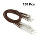 thumbnail image 2 of 100pcs 1.5mm Correa de collar de cadena de cera DIY Cuerda colgante Accesorios de la joyería Colgantes (Café), 2 of 5