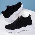 thumbnail image 3 of Willtoo Womens 2026 Orthopedic Shoes Arch Support Slip on Non Slip Tennis Shoes Wide Width Knitted Mesh Stretch Walking Shoes Soft 2026 New 2026 Orthopedic Shoes, 3 of 6