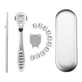 thumbnail image 1 of Dead Skin Remover Non Slip Handle Portable Stainless Steel Exfoliation Foot Rasp 4 Piece, 1 of 8