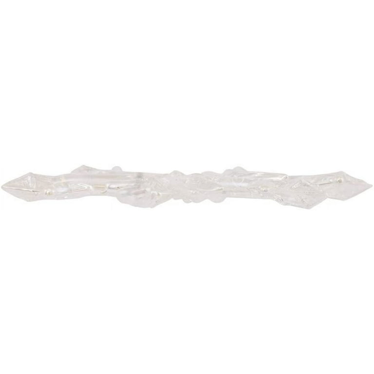 KurtAdler - Kurtadler - White Iridescent Snowflake Patterned Double Wire  Ribbon