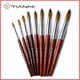 thumbnail image 2 of Pincel para uñas acrílicas Kolinsky, pincel de visón para decoración de uñas de buena calidad, mango de madera, constructor de Gel, pincel de manicura, herramientas de dibujo, tamaño 8-24 Tan Jianjun unisex, 2 of 2