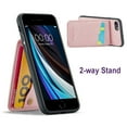 thumbnail image 3 of Dteck Wallet Case for Apple iPhone SE 2022 2020 / iPhone 7 Case, iPhone 8 Case, PU Leather Flip Kickstand Card Slots Phone Case,Pink, 3 of 5
