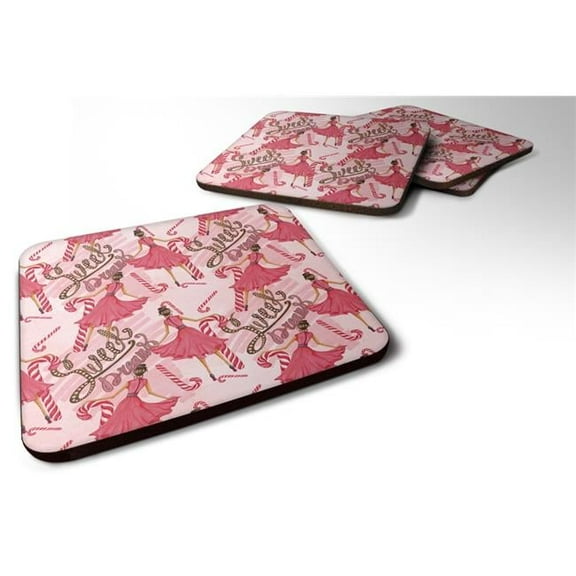Watercolor Sweets Galore Foam Coaster, Set of 4