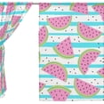 thumbnail image 3 of Coolnut Watermelon and Seeds Semi Sheer Curtains Window Voile Drapes Panels Treatment-55x78in for Living Room Bedroom Kids Room, 2 Pieces, 3 of 4