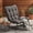 Gray-01, variant on Omniberg Outdoor Rocking Chair with Footrest, Adjustable Papasan Rocker Indoor Outdoor Lounge Chair, Waterproof Comfy Cushion, 300lbs Capacity, for Patio, Porch, Garden, Living Room, Beige