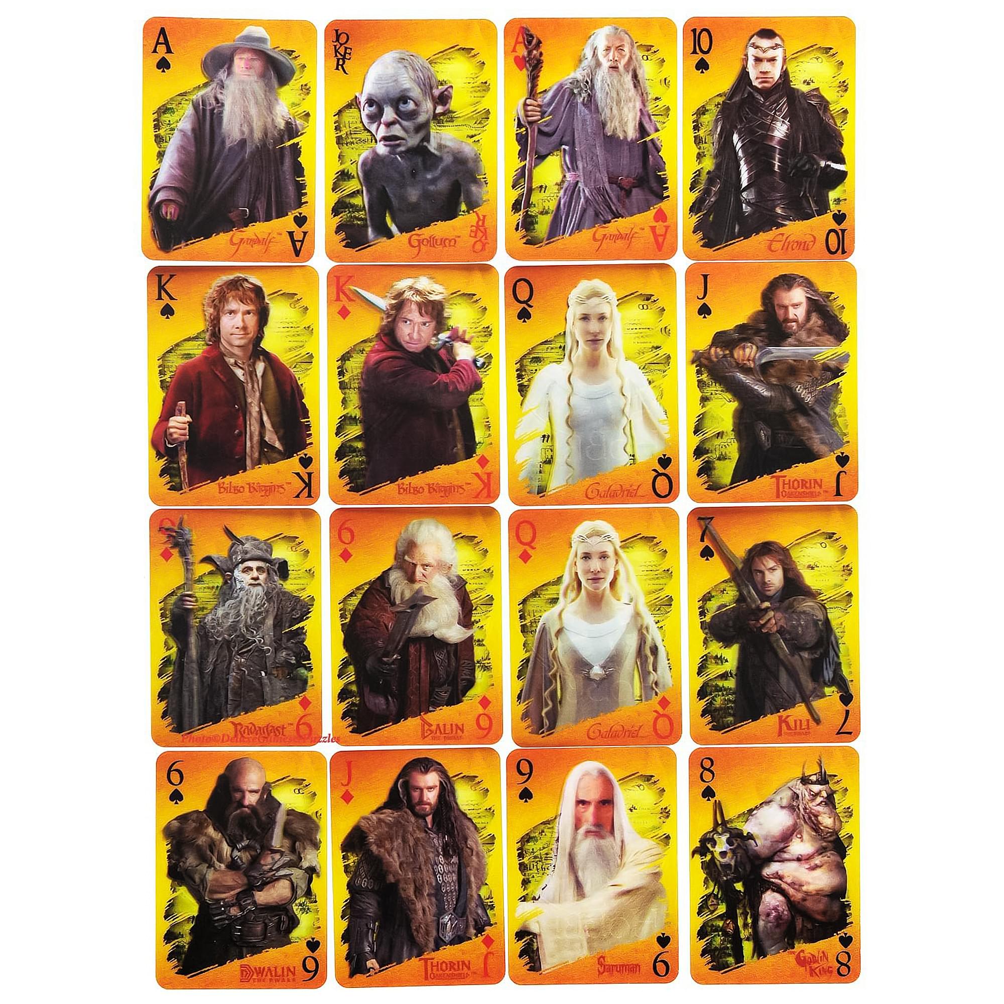The Hobbit 3D Lenticular Playing Cards Deck In Collectible Tin - 20+ Characters, Plastic Card Stock - View #3