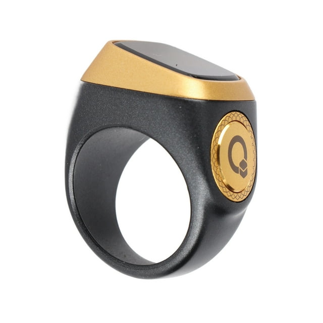 Anillo De De Contador De Cuenta, Anillo De Dedo De Contador De Cuenta Digital Portátil De Regalo Con Pantalla De 0,49 Pulgadas Con Alarma De Vibración Para Amigos Musulmanes