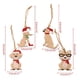 thumbnail image 4 of Juego de 4 adornos colgantes para árbol de Navidad, pintados a mano, con dibujos de coches, camiones, perros y animales, juguetes para niños, decoración navideña., 4 of 5
